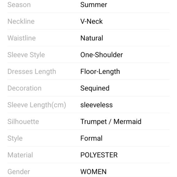 Silver/Gray Striped Print, V Neck, Backless, Sleeveless, Beaded, Sequined Gown - Picture 9 of 16
